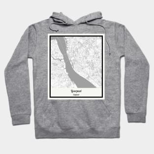 Map of Liverpool - England Hoodie